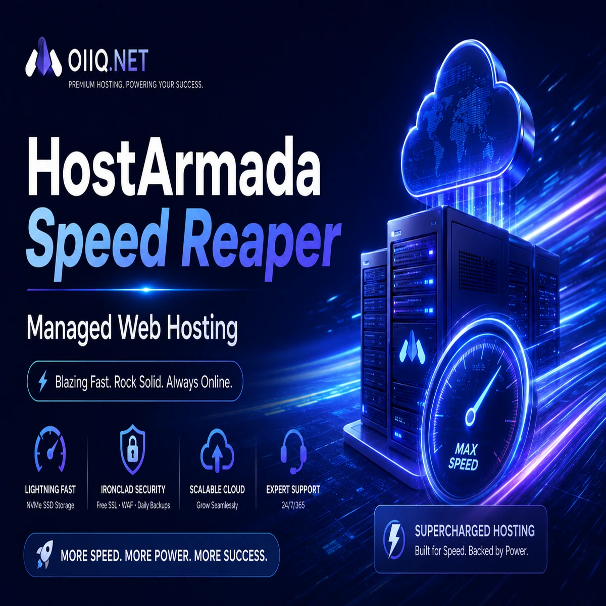 HostArmada Speed Reaper Managed Web Hosting – 36-Month Initial Term