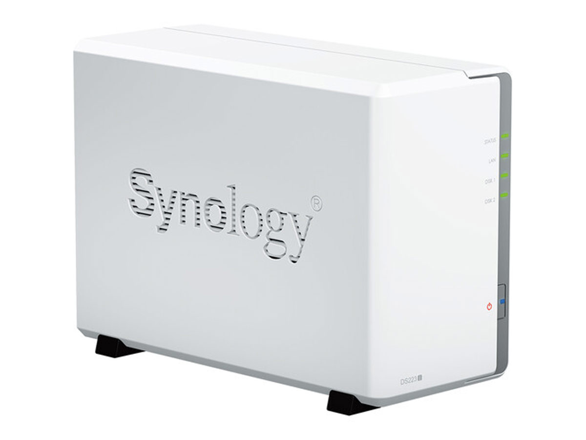 Synology DiskStation DS223j 2-Bay NAS – 1GB DDR4, 1GbE, Diskless