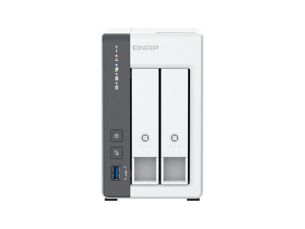 QNAP TS-216G 2-Bay NAS – Quad-Core 2.0GHz, 4GB DDR4, 2.5GbE, Diskless