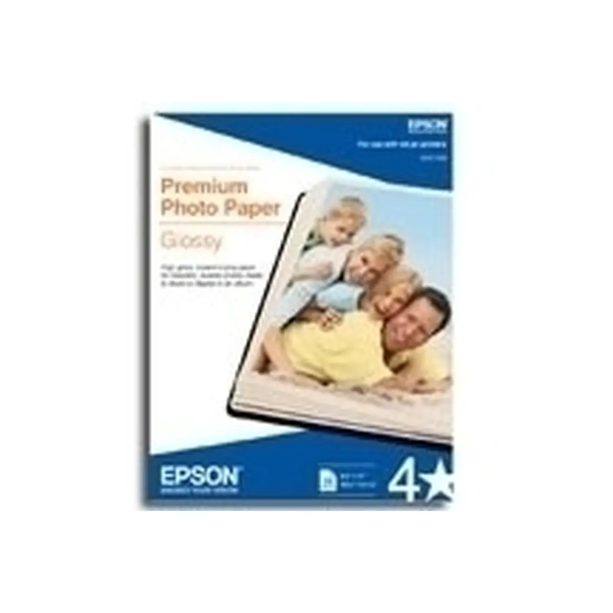 Epson Premium Glossy Photo Paper – 5" x 7", 20 Sheets – S041464